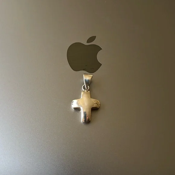 Silpada silver puffy cross - Picture 4 of 11